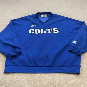 VTG Indianapolis Colts Jacket Mens XL Y2K Blue NFL Football Logo Athletic 90s